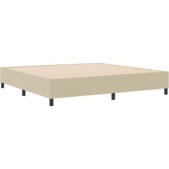 vidaXL Cama Tipo Box Spring Verde Gris&aacute;ceo 200 X 200 Cm Telas De Pana Vidaxl