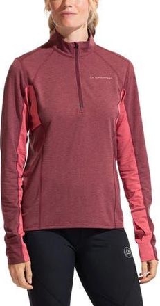 La Sportiva Swift Long-Sleeve Top - Womens in Redwood/rosebay at Nordstrom, Size X-Small