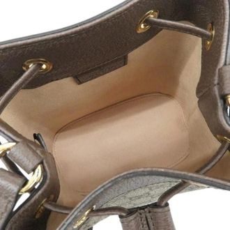 Gucci Pre-owned Bucket Bags, female, Brown, Size: ONE SIZE Pre-owned Plastic Bucket Bag