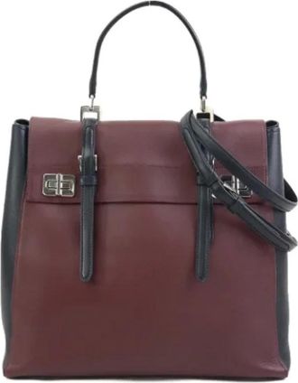 Prada Pre-owned Handbags, female, Red, Size: ONE SIZE Pre-owned Leather prada-bags