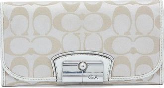 Coach Portafoglio con logo jacquard Pre-owned - Toni neutri