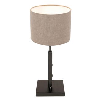 Steinhauer L&aacute;mpara De Mesa - Stang - Negro - Lino Metal - &Oslash; - Steinhauer