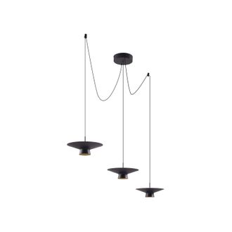 Lindby L&aacute;mpara Colgante norvind En Negro De Metal - Lindby