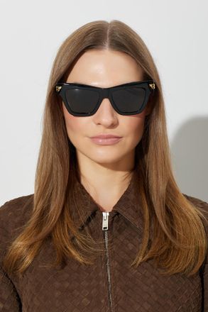 Bottega Veneta Sunglasses, Unisex, Black