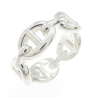 Herm&egrave;s Silver 925 Band Ring (Pre-Owned)
