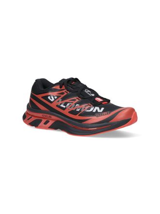 Maison Margiela Two-Tone Mesh Sneakers - Red