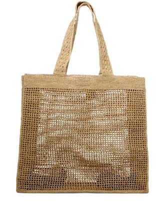 Ibeliv Bevata shoulder bag - women - Raffia - OS - Neutrals