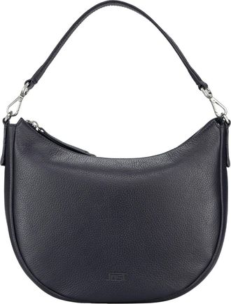 Jost Vika Leather Shoulder Bag Hobo Bag Blue Dark Blue