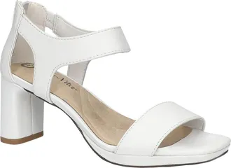 Bella Vita Sonic Ankle Strap Sandal in White Leather at Nordstrom, Size 8.5