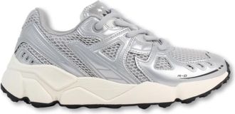 RUN OF Metallica Sneakers - Dames - Sneakers - Grijs - 43 EU - Schoenen