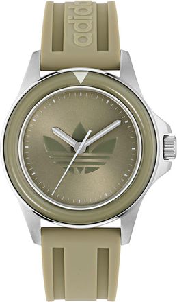 adidas Originals Expression One Unisexs Green Watch AOFH24509 Silicone - One Size