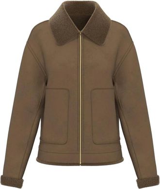 Marella Giacca Emmliuti - - Jackets - Donna - Marrone - S