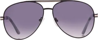 Guess Smoke Gradient Pilot Mens Sunglasses GF0173 01B 61