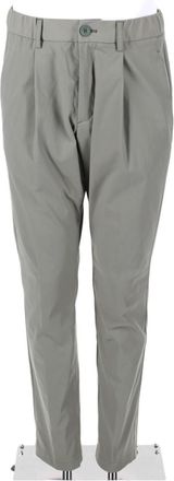 Herno Tailored Grey Technical Fabric Trousers