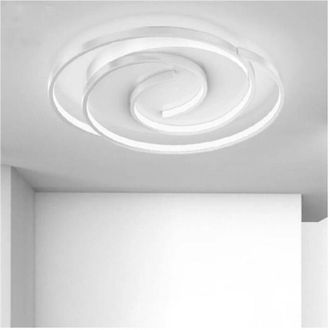 Trade Shop Trade Shop - Copy Of Plafoniera Led 32 W Rettangolare Oro Design Moderno Lampadario A Soffitto 50224
