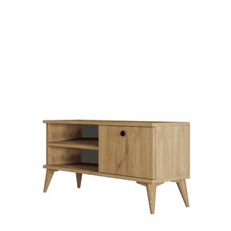 Hanah Home Porta Tv In Legno retro - 90 X 29 X 44 Cm - Rovere