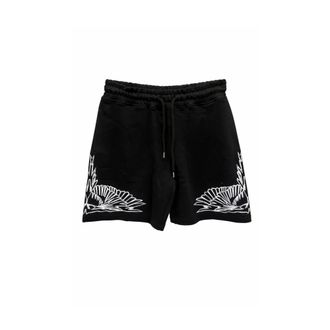 Marcelo Burlon Long Shorts, male, Black, Size: M Short Shorts