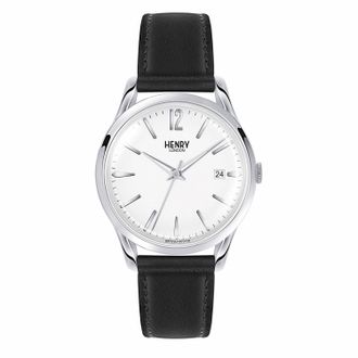 Henry London Unisex Horloge Kwarts Zilver