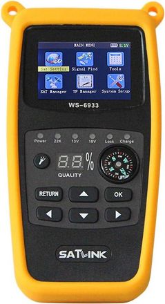 OEM Buscador De Sat&eacute;lites Ws6933 Para Transpondedores Hd Dvb-s/dvb-s2, Color Negro