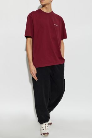 Canada Goose Novo Cotton T-shirt, Mens, Burgundy