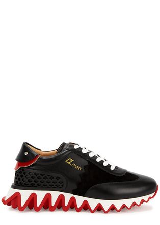 Christian Louboutin Loubishark Donna Black Leather Sneakers - 40.5 (IT40.5 / UK7.5)