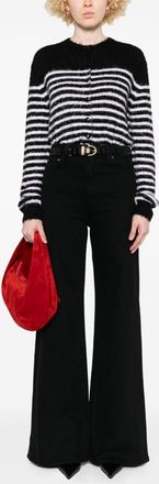 Khaite Womens Jeans Dane Black Cotton
