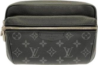 Louis Vuitton Pre-owned Belt Bags, female, Black, Size: ONE SIZE Pre-owned Taiga Rama Bum Bag