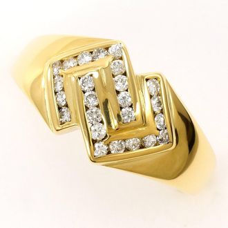 C&A Yellow Gold Yellow Gold (18K) Band Ring (Pre-Owned)