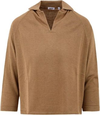 Aspesi Polo Shirt - Dames - Polos - Beige - S - Katoen - Tops