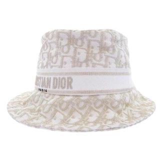 Dior Pre-owned Oblique Hoed - Dames - Vintage Accessoires - Wit - ONE Size - Vintage