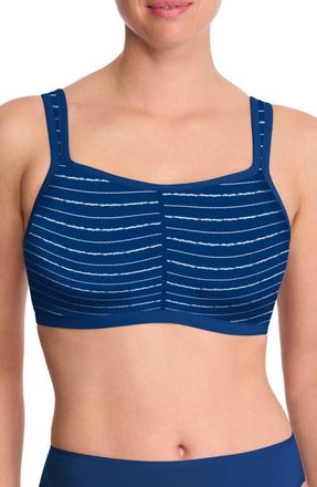 Natori Yogi Convertible Sports Bra in Shibori Print at Nordstrom, Size 32Dd