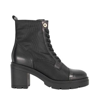 Dune London Dames/Dames Plotting Enkellaarsjes met Blokhak (Zwart)