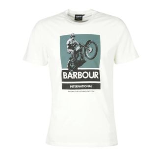 Barbour Heren, Tops, Wit, Maat: 2XL Katoen