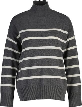 GANT Gestreepte coltrui - Grijs