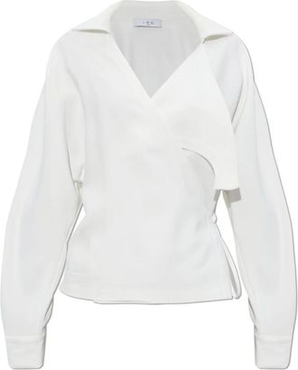 Iro Heloa Top - Dames - Blouses - Wit - XS - Overhemden