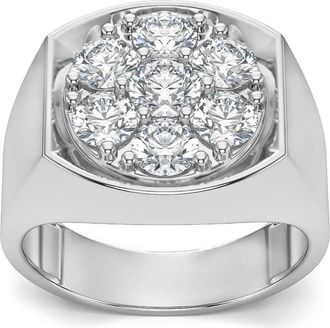Pompeii3 2Ct Diamond Mens Wedding Ring Anniversary Band in White, Yellow, or Rose Gold