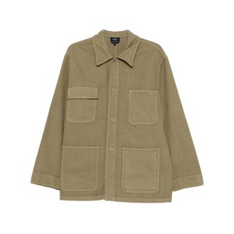 A.P.C. Light Jackets, male, Green, Size: XL Light Jacket