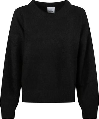 Allude Cashmere en Zijden Trui - Dames - Cashmere truien - Blauw - L - Kasjmier - Truien & Vesten
