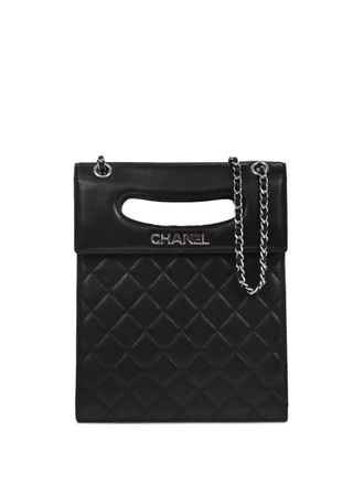Chanel 2014 quilted tote bag - Black