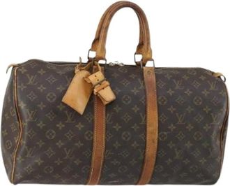 Louis Vuitton Pre-owned Weekend Bags, female, Brown, Size: ONE SIZE Pre-owned Weekend Bag