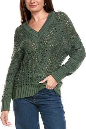 Tommy Bahama Beachy Cotton Open Stitch Sweater