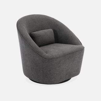 Sweeek Sill&oacute;n Giratorio De Tela 360&ordm; Con Coj&iacute;n