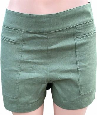 Theory Womens Mini Utility Shorts In Green