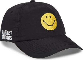 Market SMILEY Patch Snapback Baseball Cap in Black at Nordstrom