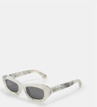 Off-white Mens Venezia Square Full Rim Sunglasses - Marble Grey - Size: ONE size