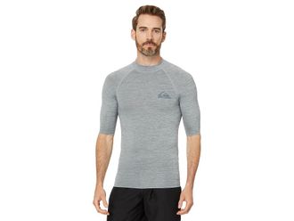 Quiksilver Everyday UPF50 Short Sleeve Rashguard Mens Swimwear Quarry : XS, Elastane/Polyester