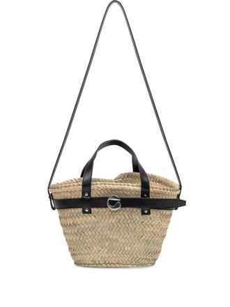 Coperni Woven Basket-Style Bag with Carabiner Fastening