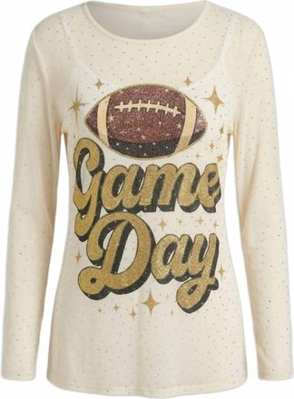 Origami Jewellery Womens Oh My Mesh Top In Gold Gameday