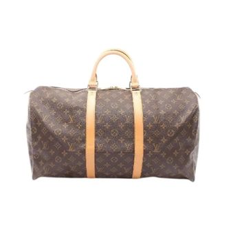 Louis Vuitton Pre-owned Keepall 50 Monogram Boston Bag - unisex - Louis Vuitton Vintage - Vintage Weekend Bags - Brown - ONE SIZE - Pre-owned