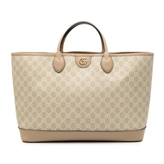 Gucci Voorheen bezette Medium GG Supreme Ophidia Tote